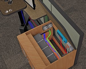 Xybix Cable Management CPU Computer Xybix Cable Management CPU Computer