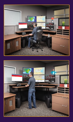 Sit to Stand Command and Control Consoles Sit to Stand Command and Control Consoles