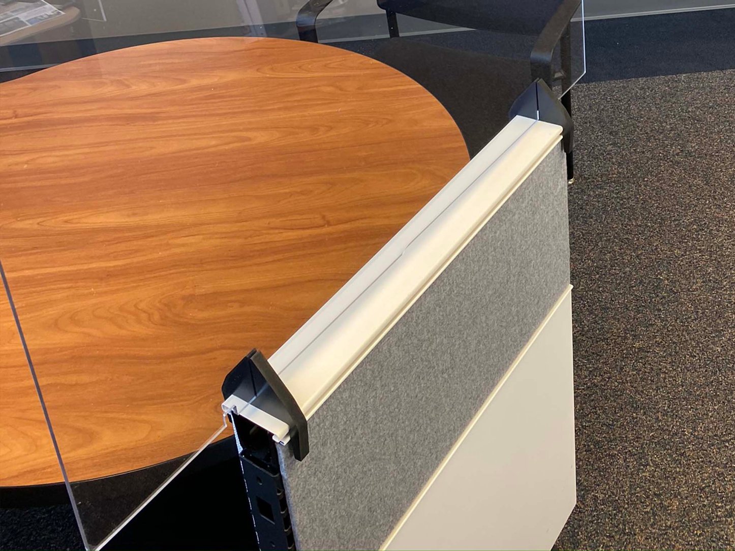 Xybix PlexiGuard Plexiglass Covid19 Desk Shields