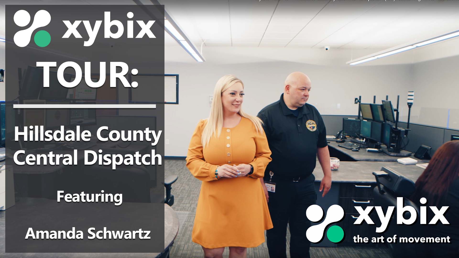 Xybix Tour of Hillsdale County Central Dispatch (MI) featuring Amanda Schwartz