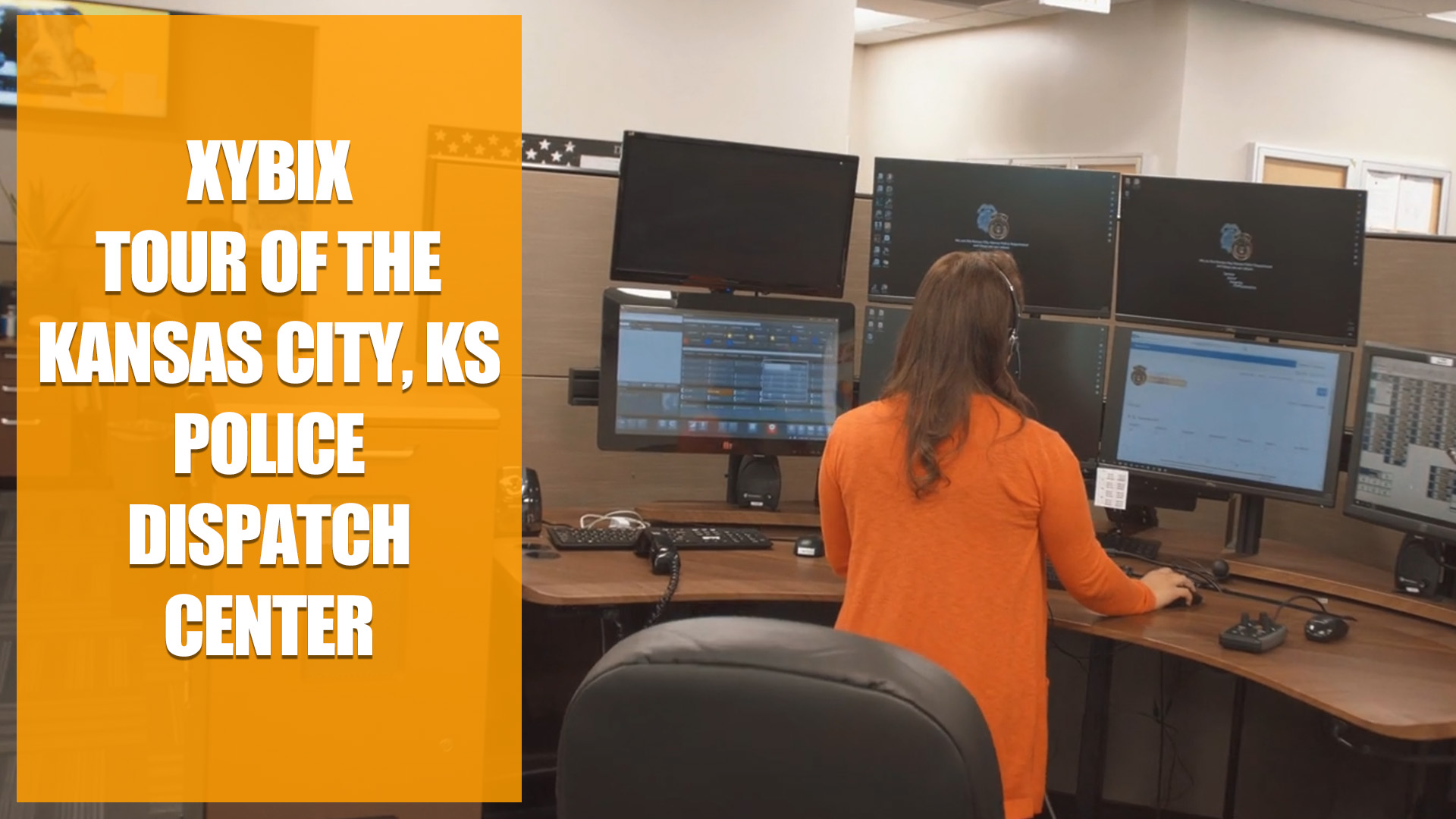 Xybix Tour of the Kansas City, KS. Police Dispatch Center