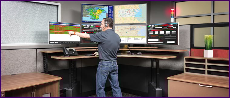 Control Room Furniture Consoles Workstations Sit To