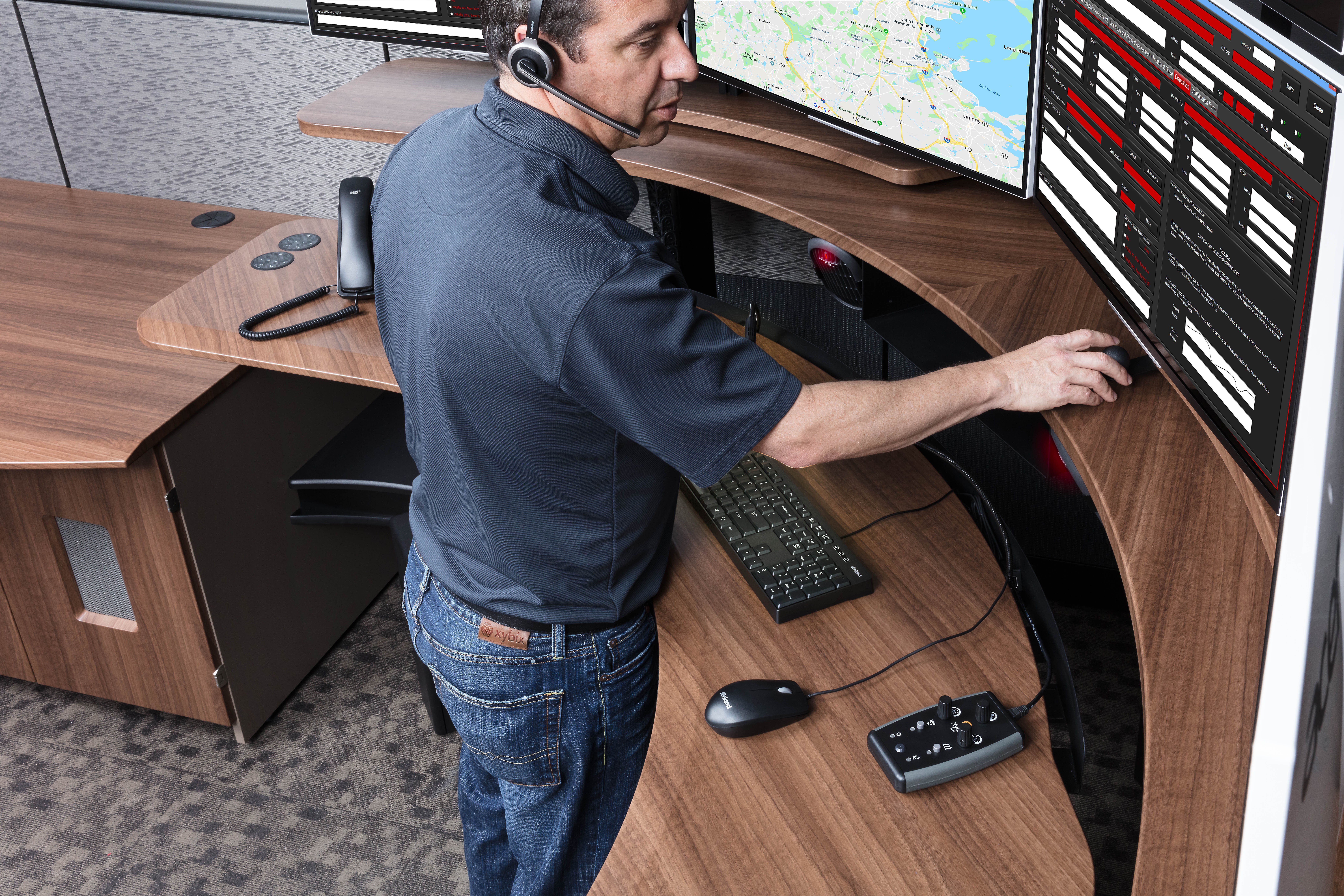 Xybix Workstations with Monitors Climate Control an Adjustable Height Desks Xybix Workstations with Monitors Climate Control an Adjustable Height Desks