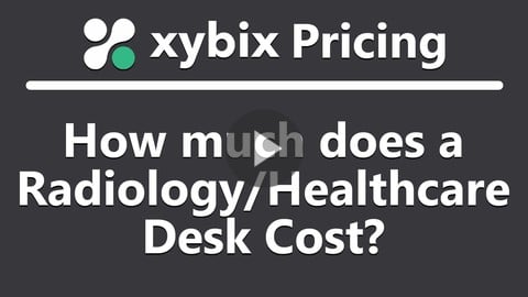 How much does a radiology or healthcare desk cost?