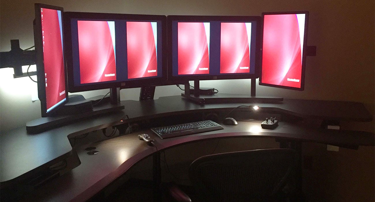 Photo of a Radiology Desk